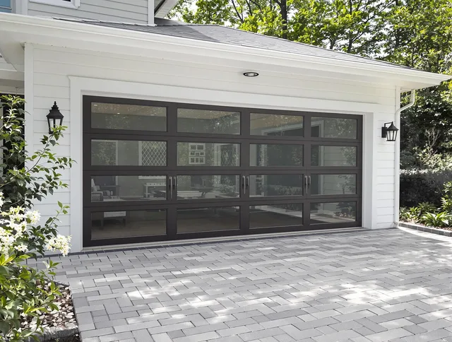 Middletown Garage Door Repair design specialist presenting custom garage door options to Middletown homeowner