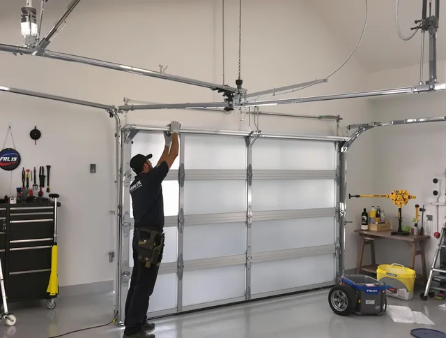 Middletown Garage Door Repair certified team performing precision garage door installation in Middletown