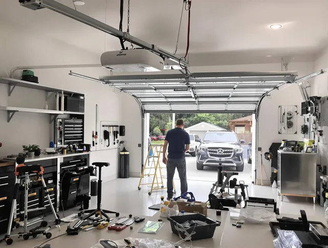 Garage door opener installation by Middletown Garage Door Repair in Middletown