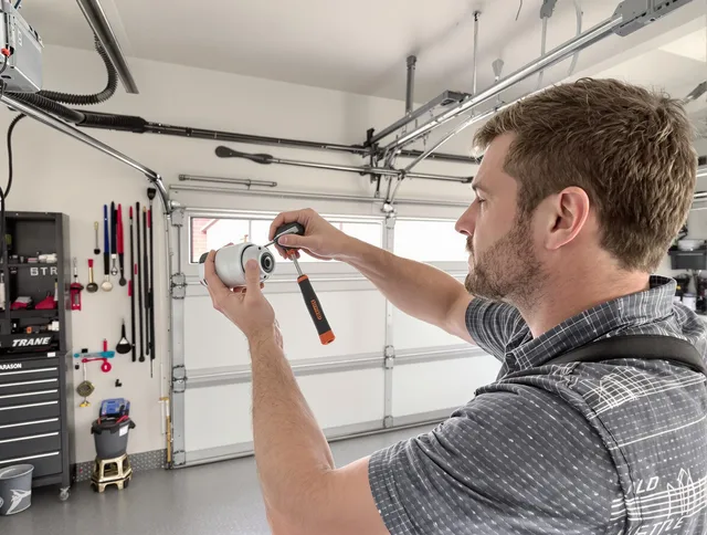 Garage door opener repair service by Middletown Garage Door Repair in Middletown