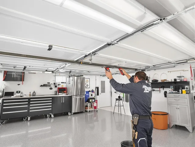 Overhead garage door repair service by Middletown Garage Door Repair in Middletown
